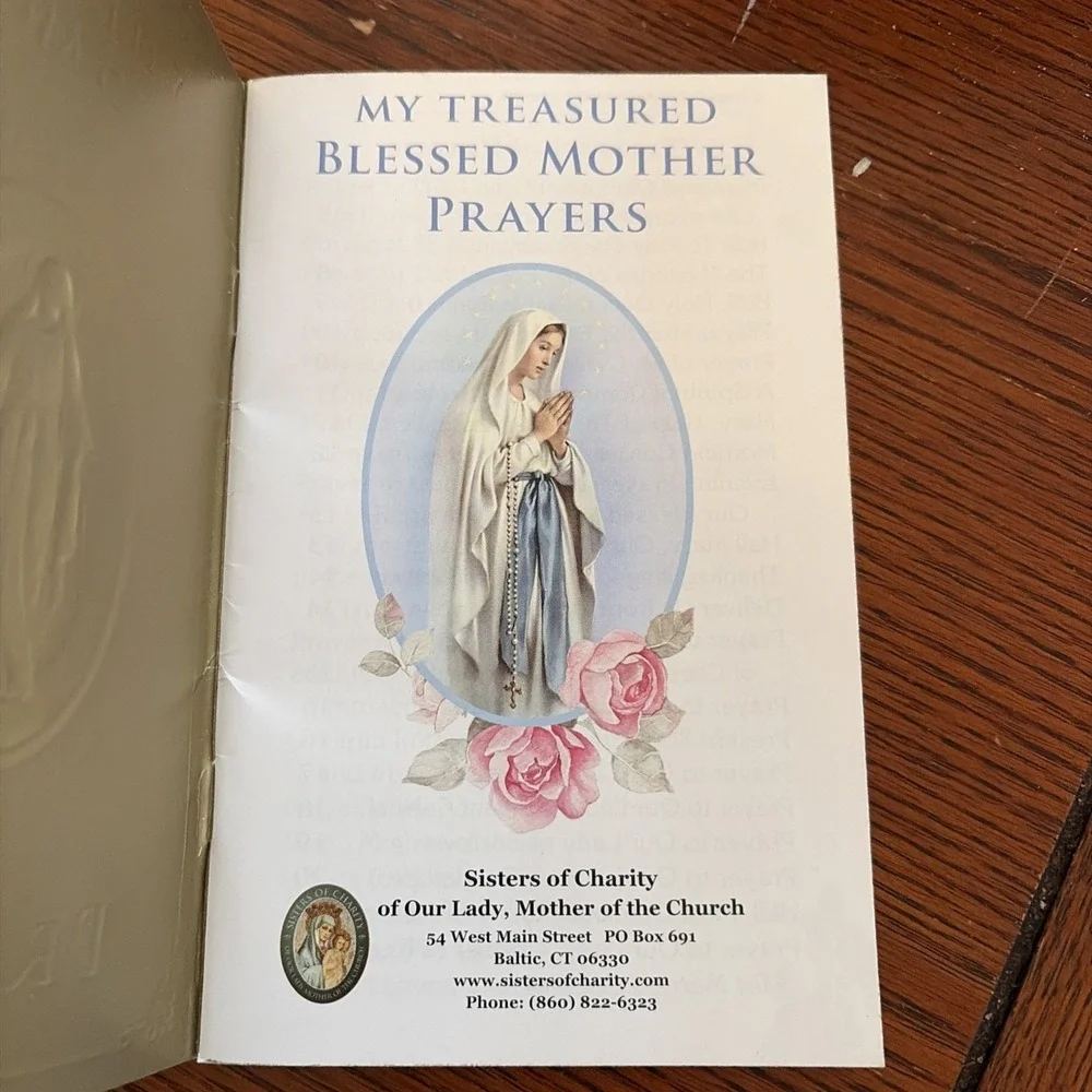 Vintage Catholic Prayer Booklet Blessed Mother Prayers Sisters of Charity Marian